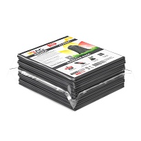 Мешки для мусора 160 л, серые, в пачке 10 шт., ПВД, 40 мкм, 900х1100 мм, i-Bag в Петропавловск-Камчатском