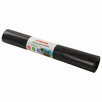 Мешки для мусора 240 л, черные, в рулоне 10 шт., ПВД 50 мкм, 1400х900 мм, LAIMA, 605337 в Петропавловск-Камчатском