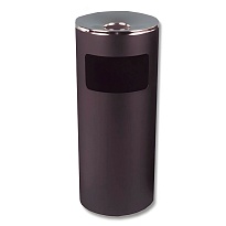 Урна металлическая с пепельницей, Титан, 29 л, черная, оцинкованная сталь в Петропавловск-Камчатском