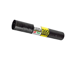 Мешки для мусора 160 л, черные, в рулоне 25 шт., ПВД, 40 мкм, 1100х800 мм, GRIFON, 101-030 в Петропавловск-Камчатском