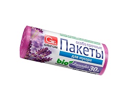 Мешки для мусора 30 л, ароматизированные, Лаванда, сиреневые, в рулоне 20 шт., ПНД, 9 мкм, 560х530 мм, GRIFON Aroma, 101-020 La в Петропавловск-Камчатском Мешки для мусора 30 л, ароматизированные, Лаванда, сиреневые, в рулоне 20 шт., ПНД, 9 мкм, 560х530 мм, GRIFON Aroma, 101-020 La в Петропавловск-Камчатском